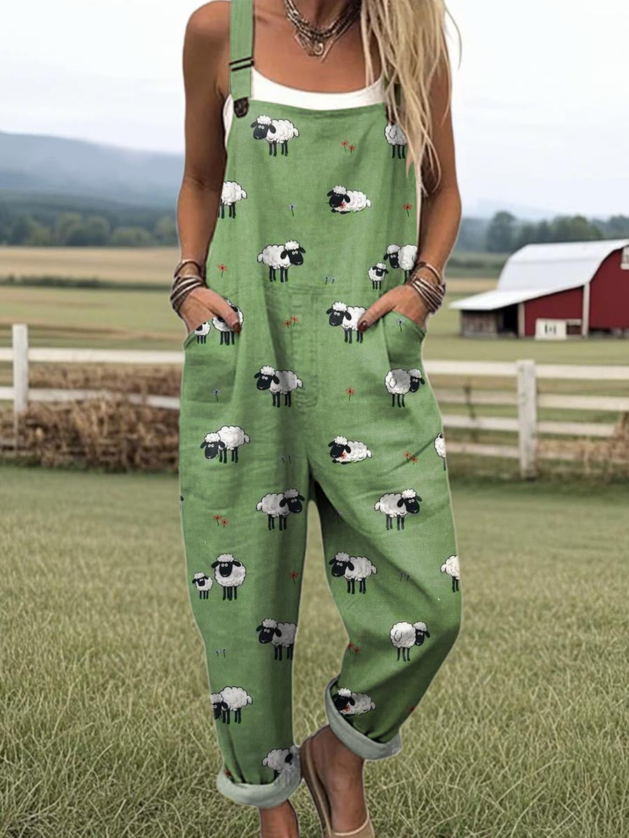 Vintage Colorful Jumpsuit