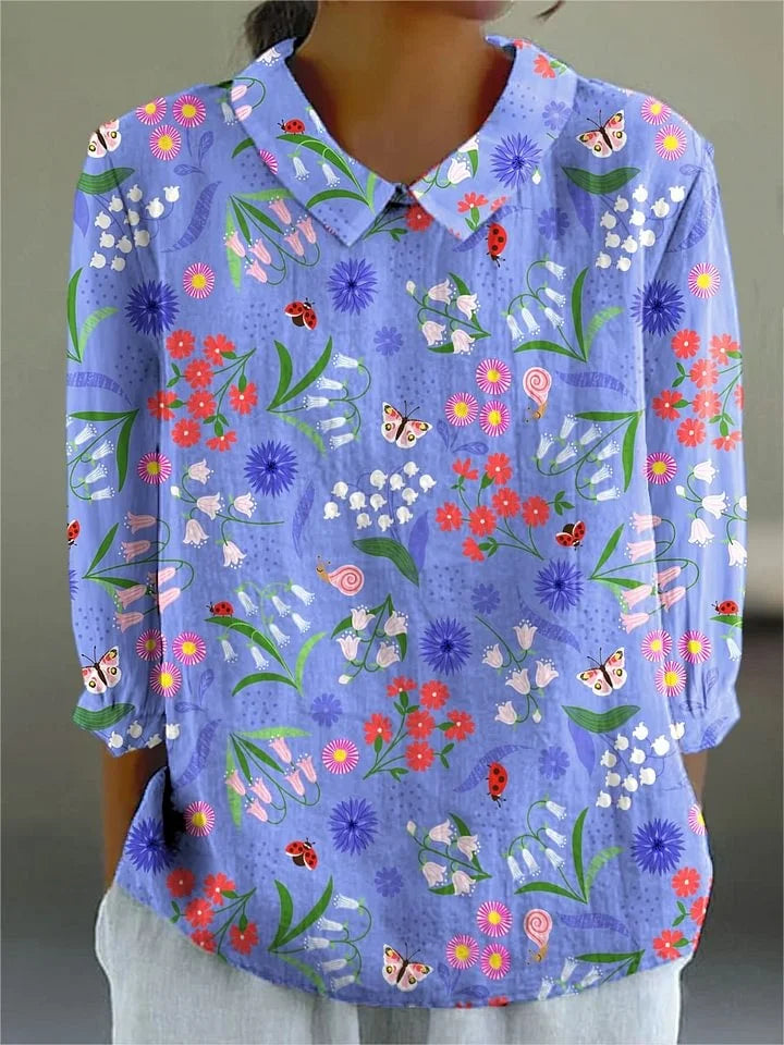 Vintage Colorful Blouse