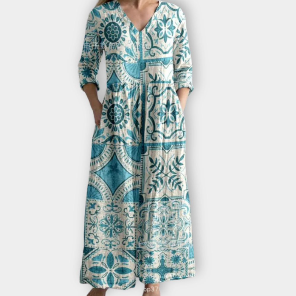 Xaviera | Boho Maxi Dress
