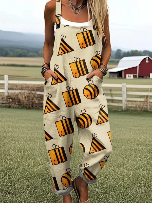 Vintage Colorful Jumpsuit