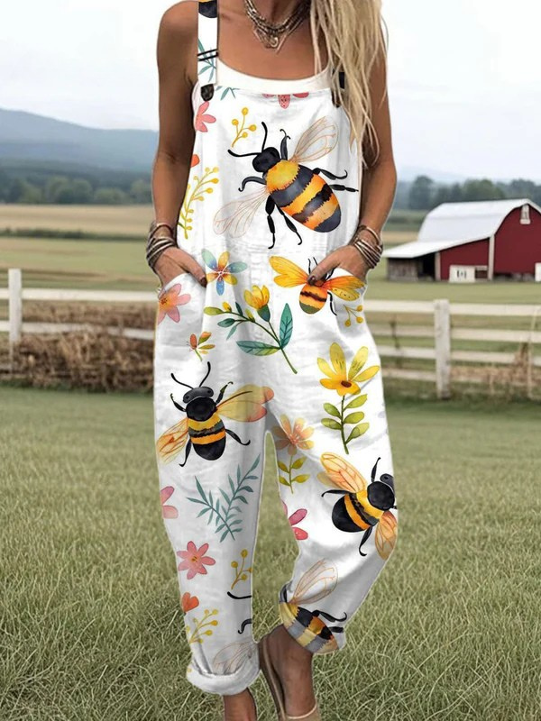 Vintage Colorful Jumpsuit
