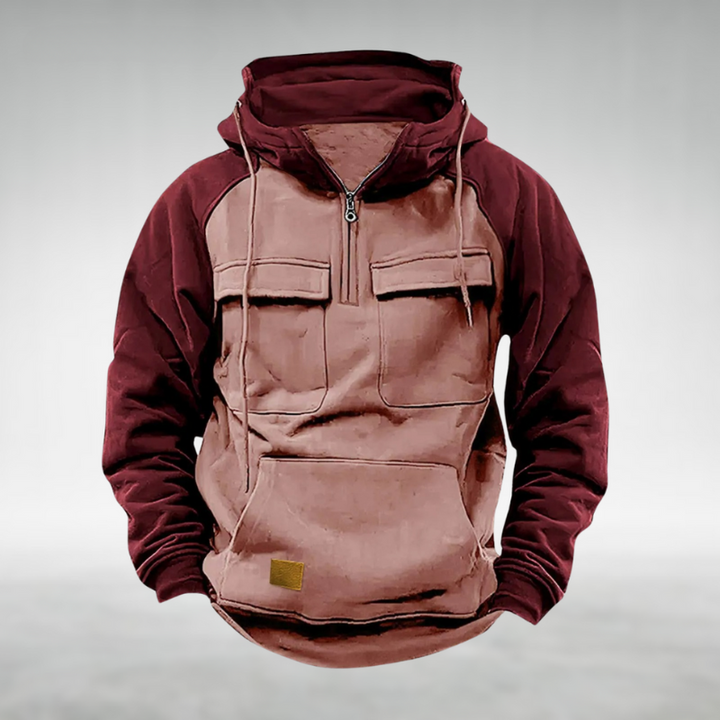 Hunter | Contrast Zip Hoodie
