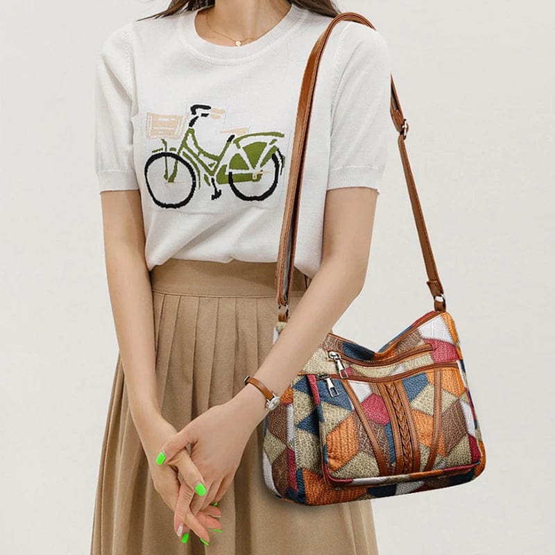 Nora | Mosaic Elegance Shoulder Bag