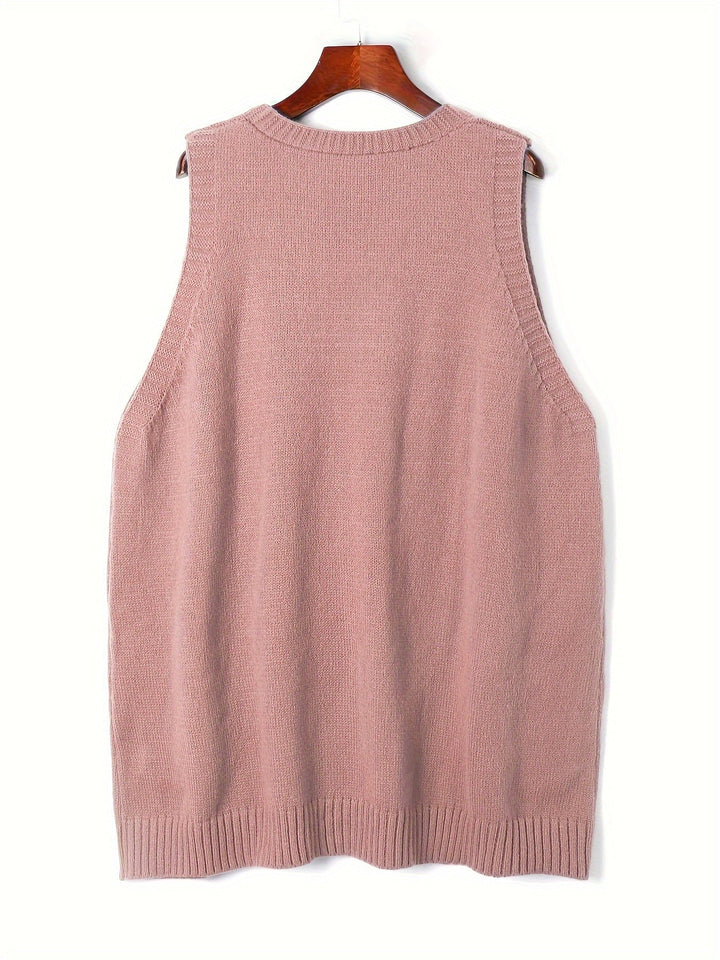 Camille | Oversized V-Neck Vest
